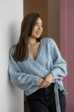 Sweter Vonnie Blue Melange