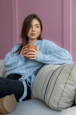 Sweter Vonnie Blue Melange