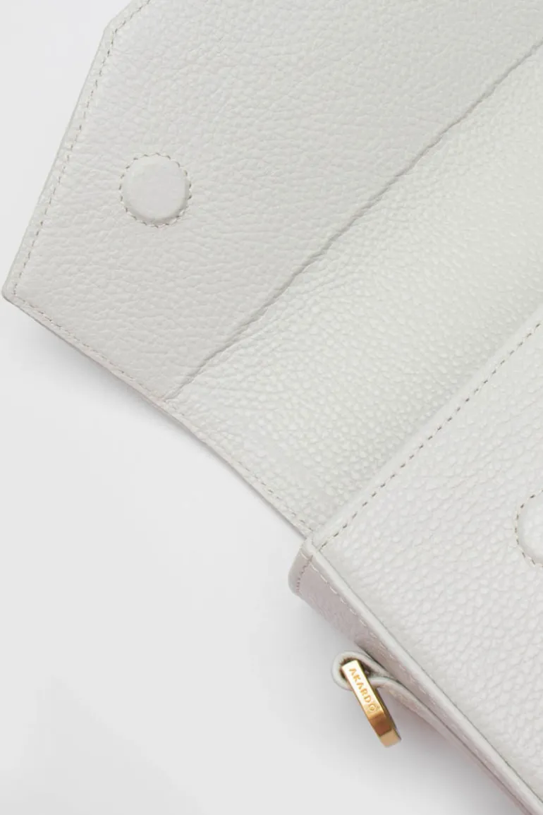 Szara Mała Torebka Crossbody Lucia