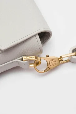 Szara Mała Torebka Crossbody Lucia