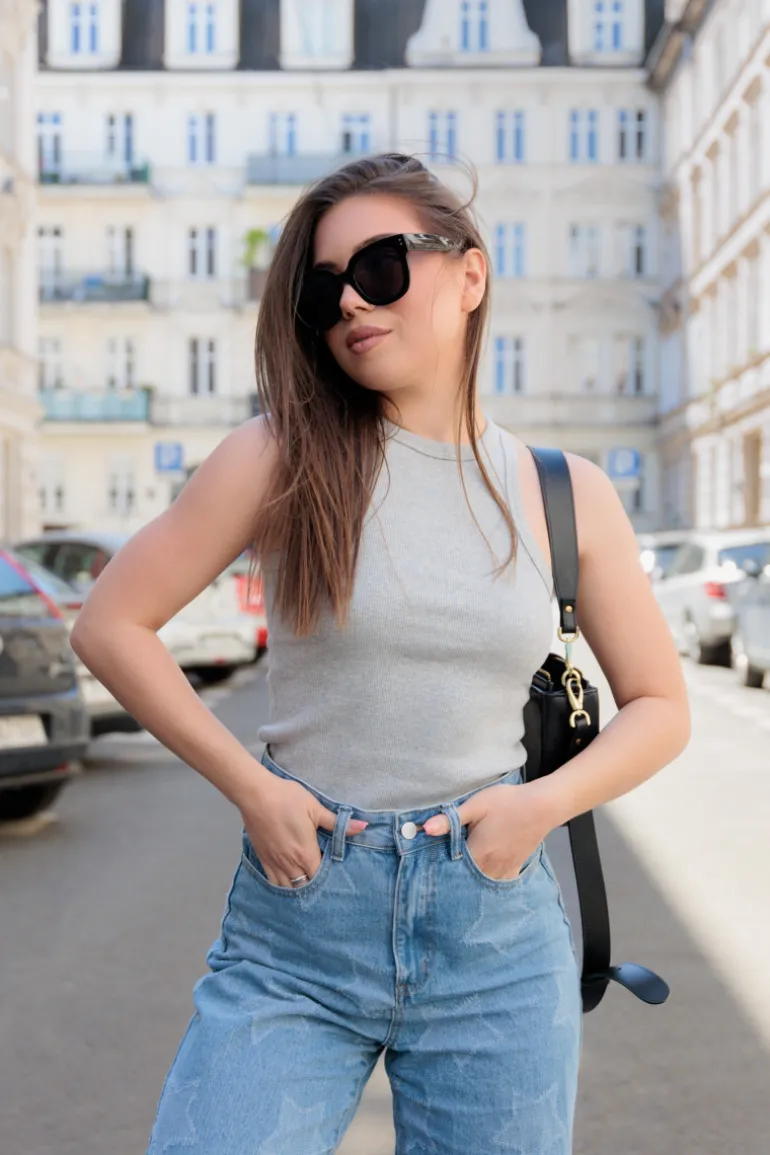 Top Paula Grey